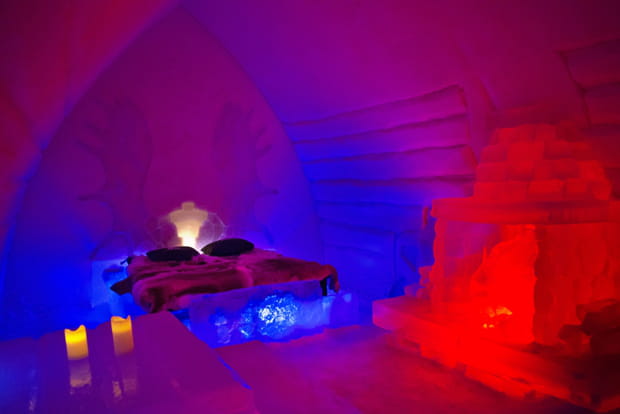 L'Artic Snow Hotel à Rovaniemi (Finlande)
