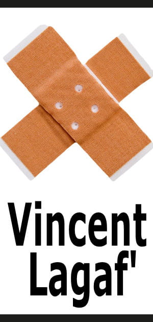 Vincent Lagaf', sauv&eacute; des eaux