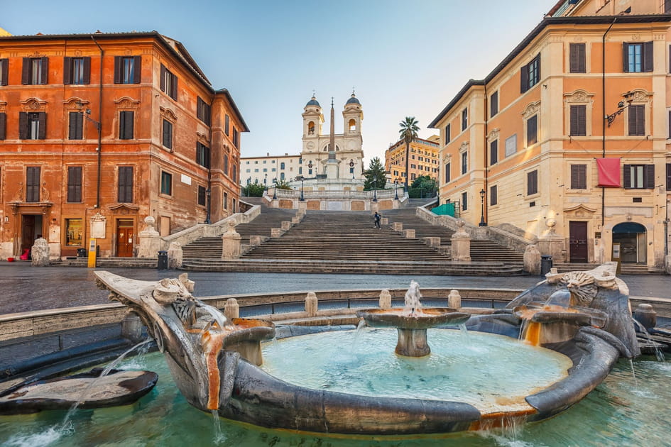 Faire une pause sur la Plazza di Spagna