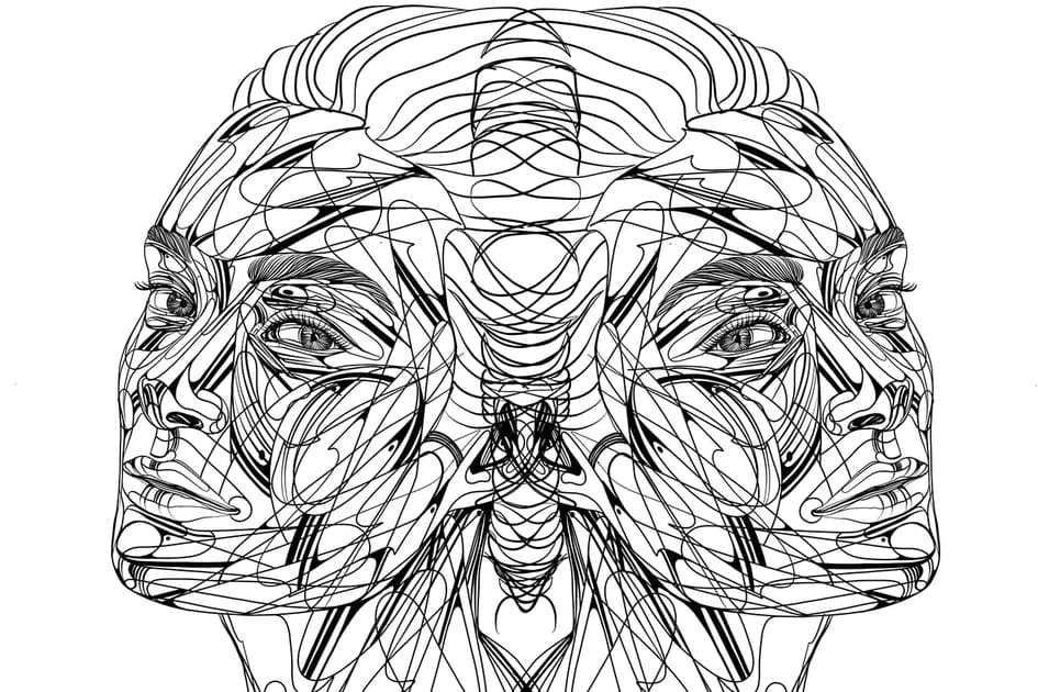 Les portraits abstraits d'Hopare