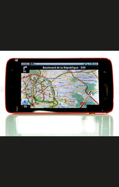 La fonction GPS et photo de la Dell Streak