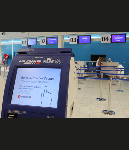 Des bornes en libre service