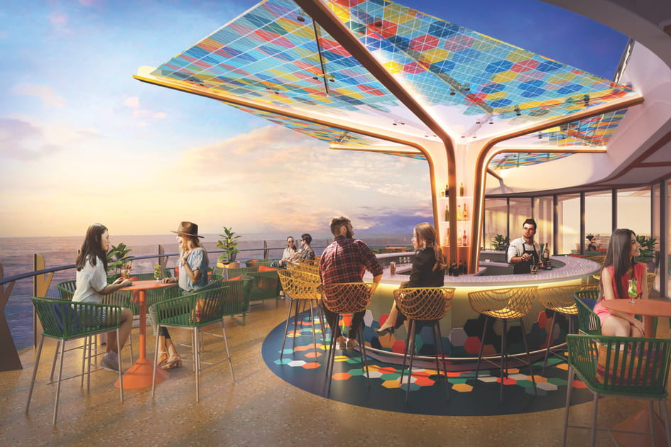 Bar avec vue panoramique