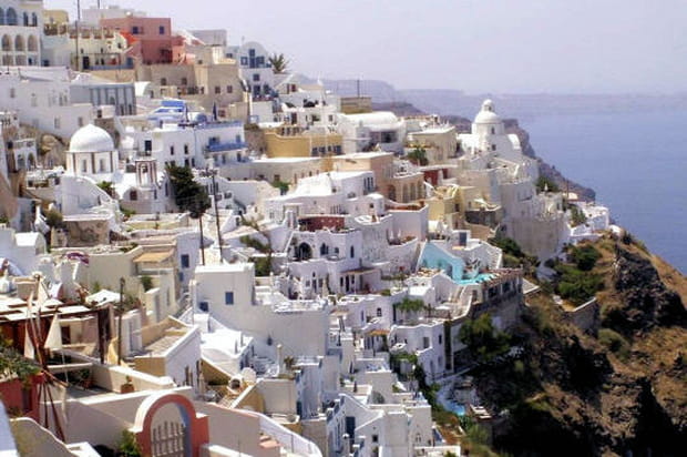 Falaises de Santorin