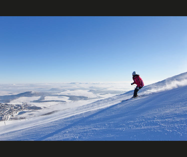 Mont-Dore, une station de ski loin de la foule au c&oelig;ur du Parc Naturel des Volcans d'Auvergne