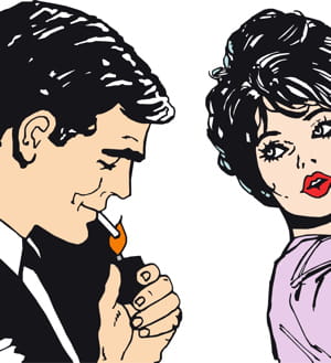 le mauvais garçon a une confiance aveugle... en lui-même.