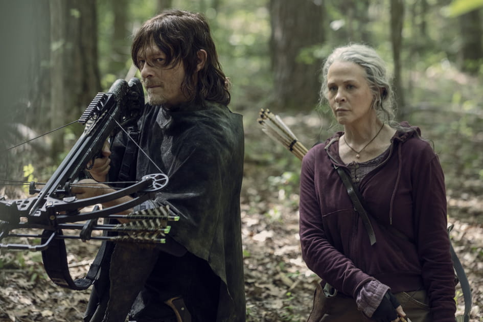 Daryl et Carol dans les bois