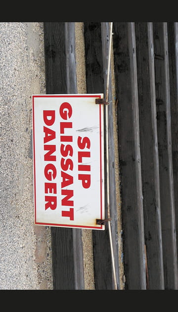 Un slip glissant&nbsp;? Comment &ccedil;a&nbsp;?