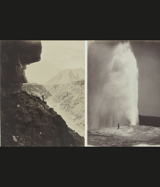 Canyon et geyser