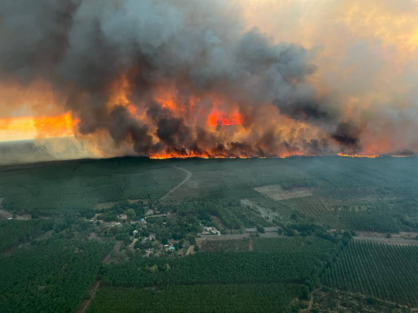 Impressionnante vue a&eacute;rienne