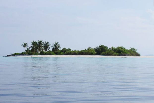 Au milieu de l'océan indien