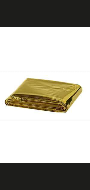 Recycler une couverture de survie