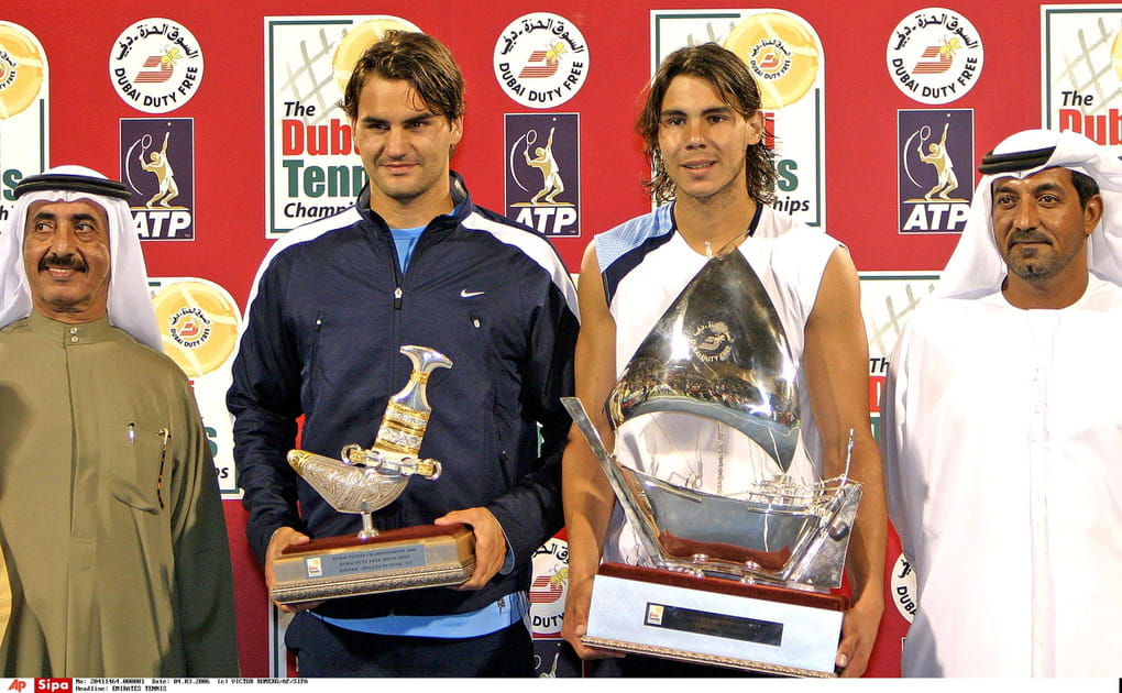 Premier titre de la saison 2006&nbsp;face &agrave; Roger Federer