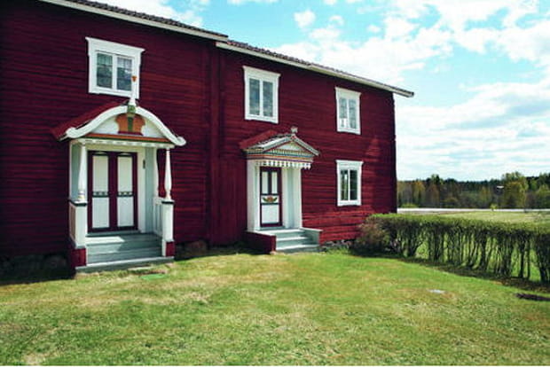 Les fermes décorées de Hälsingland en Suède