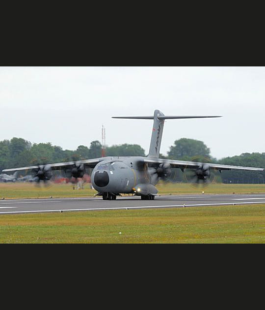 Les 32&nbsp;cimeterres de l'A400M