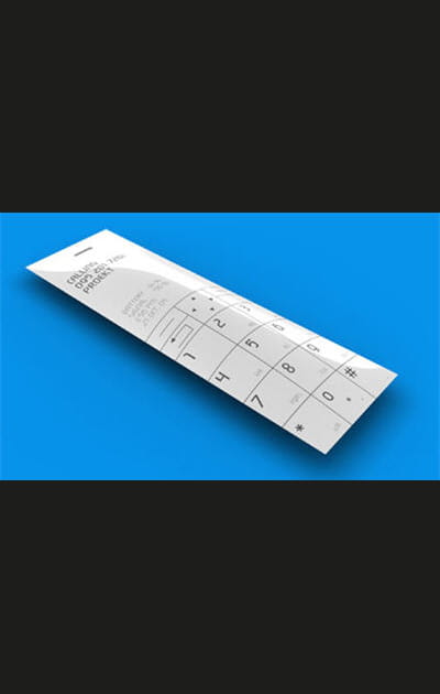 Un mobile en papier et &agrave; l'encre