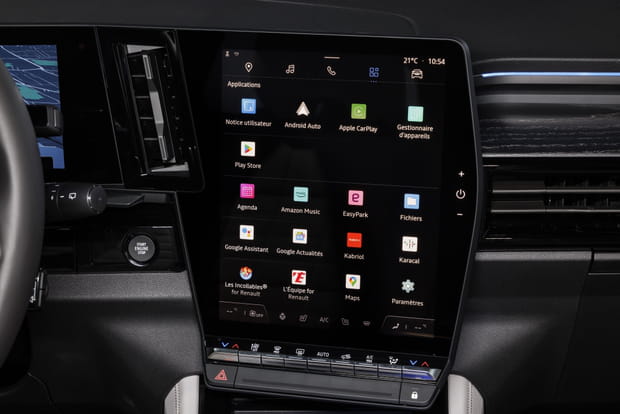 Le Renault Espace au choix avec AndroidAuto et Apple CarPlay