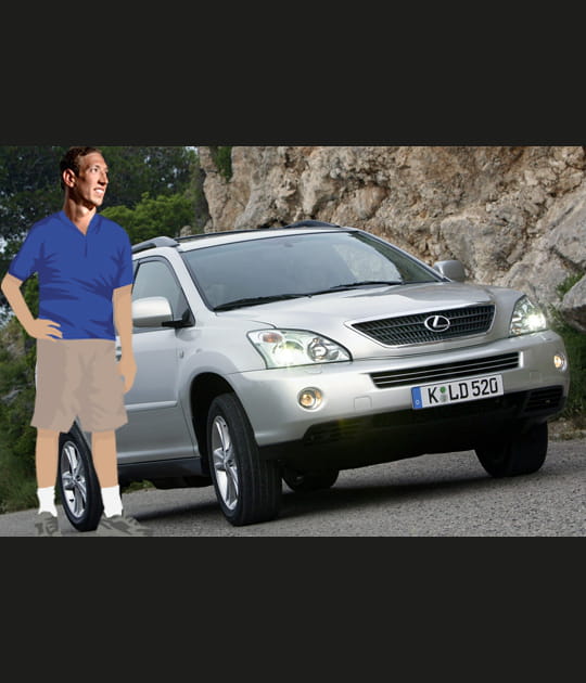 Alain Bernard en Lexus RX 400-h