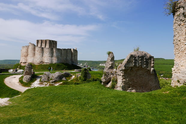 Le Château-Gaillard en Normandie, un chef-d'œuvre d'architecture défensive réputé imprenable