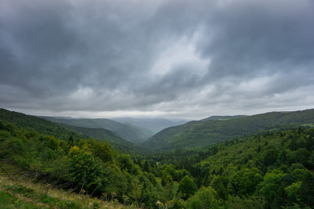 Le Parc naturel régional des Ballons des Vosges par temps pluvieux