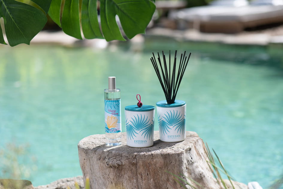 Des bougies qui sentent bon les vacances