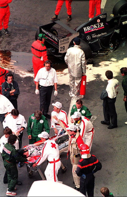 Karl Wendlinger &agrave; Monaco en 1994