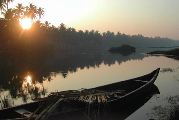 Les backwaters, le visage du sud