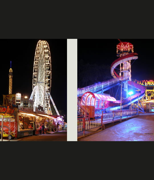 Grande roue et toboggan
