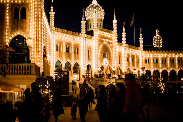 Ces lieux où s'imprégner de la magie de Noël : dans les jardins de Tivoli, à Copenhague