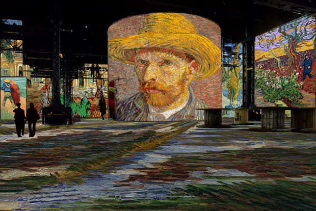 Van Gogh, La nuit étoilée à l'Atelier des Lumières