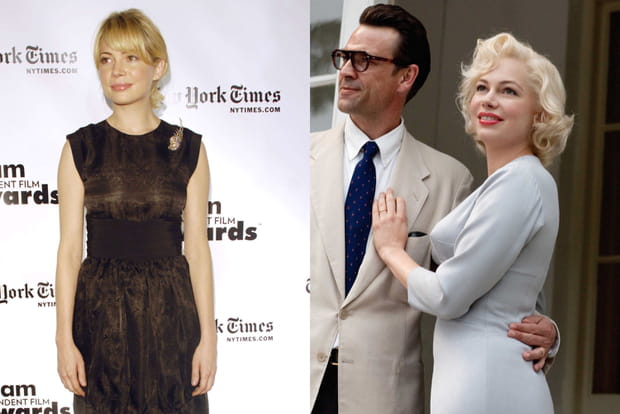 Michelle Williams a pris du poids pour interpréter Marilyn Monroe