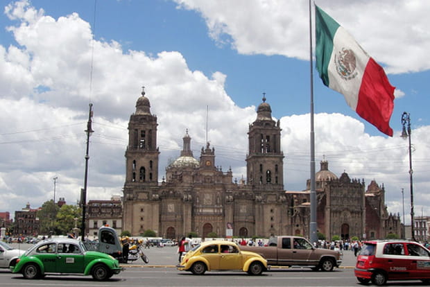 Le Zócalo, Mexico, Mexique