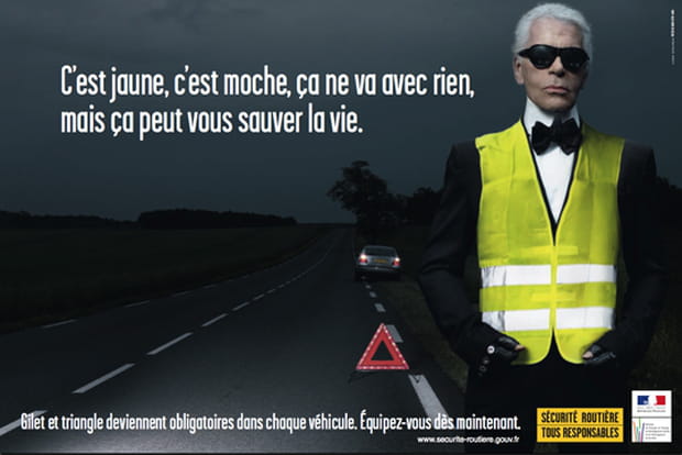 Sécurité routière : gilet jaune