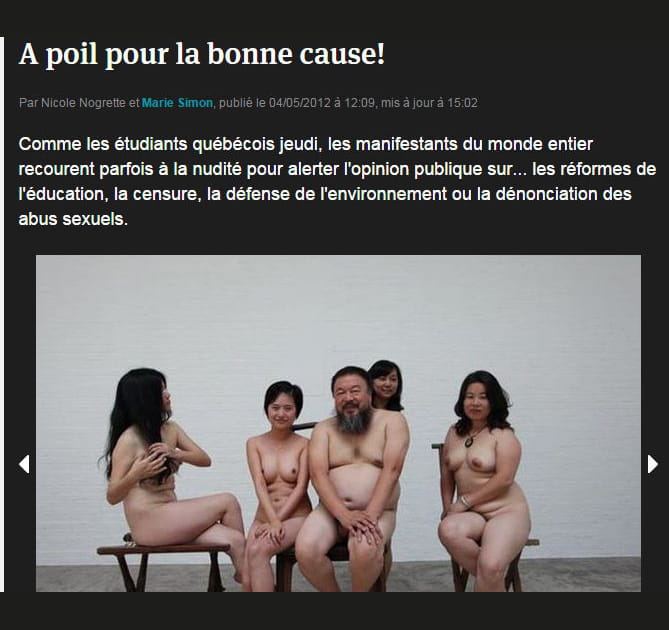 Censur&eacute; en Chine, l&rsquo;artiste Ai Weiwei l'est aussi par Facebook