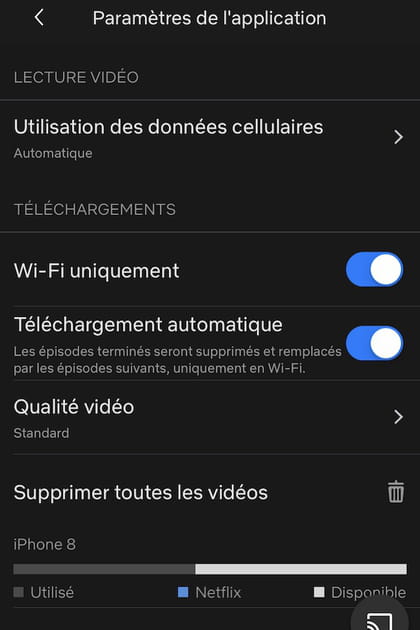 Supprimez les vid&eacute;os d&eacute;j&agrave; vues de Netflix