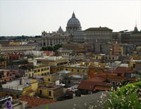 Sur les toits de Rome