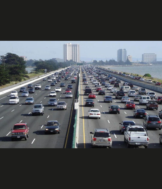 Freeway sur la c&ocirc;te ouest