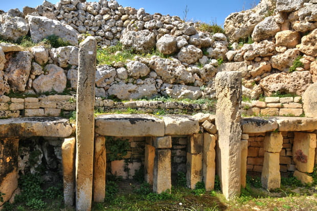 Les temples de Ggantija sur l'île de Gozo