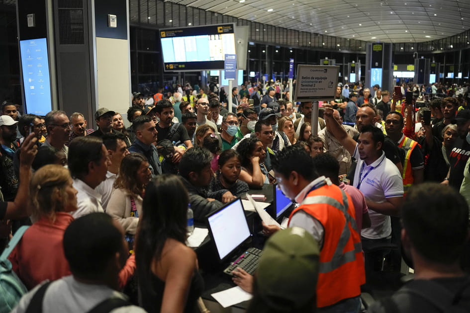 Panique &agrave; l'a&eacute;roport