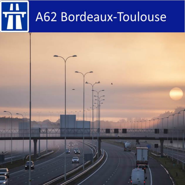 23e&nbsp;:  A62&nbsp;Bordeaux-Toulouse (8,54&nbsp;centimes/km)