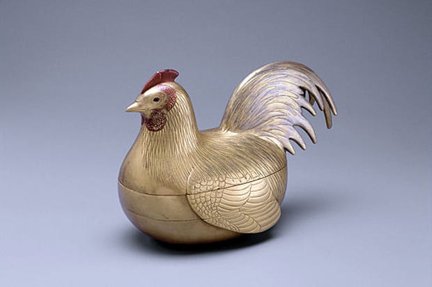 Boîte en forme de coq
