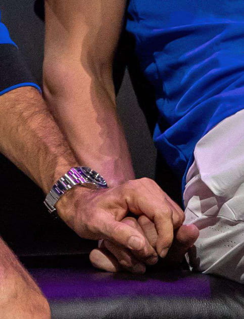 Les plus belles photos du match d'adieu de Roger Federer&nbsp;: main dans la main