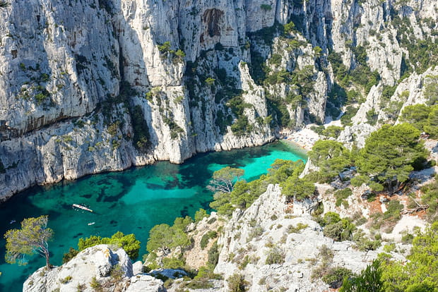 La Calanque d'En-Vau à Marseille, Bouches-du-Rhône