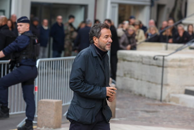 Bernard Montiel a fait le déplacement pour rendre hommage à Michel Blanc