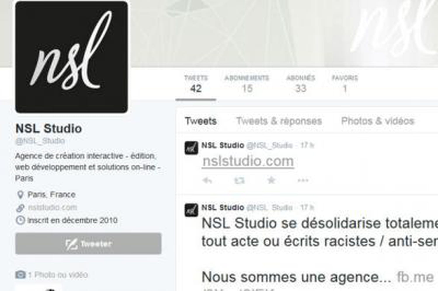 "Pas juif" : la justification polémique de l'entreprise NSL Studio