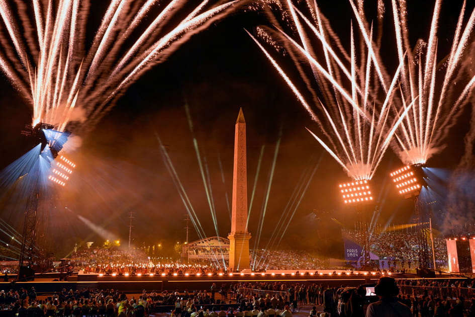 Le feu d'artifice de fin
