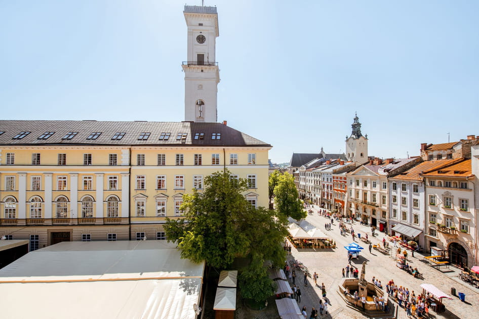 Lviv, en Ukraine