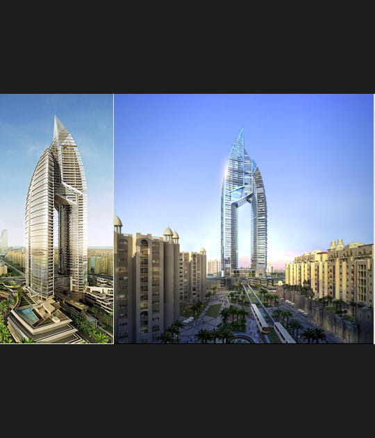 La future Trump Tower Dubai