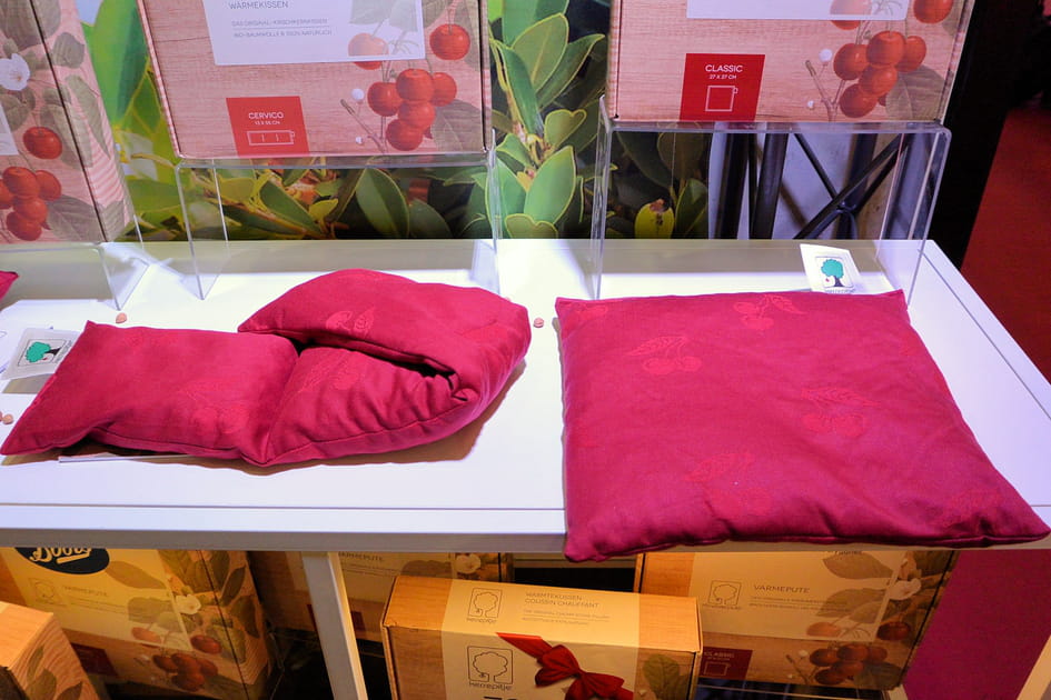 Un coussin chauffant