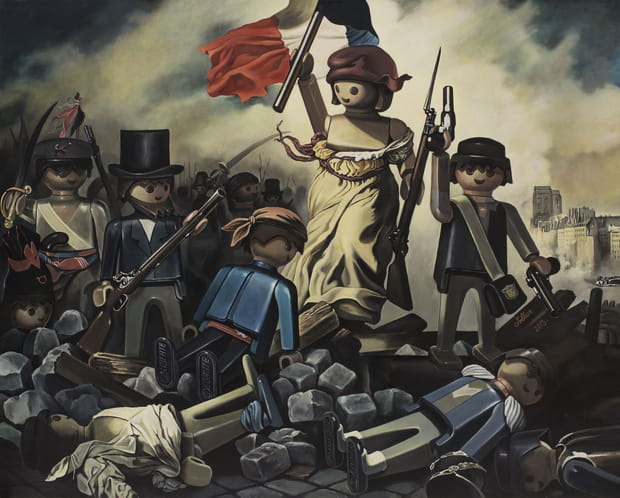 "La liberté guidant le peuple" version Playmobil